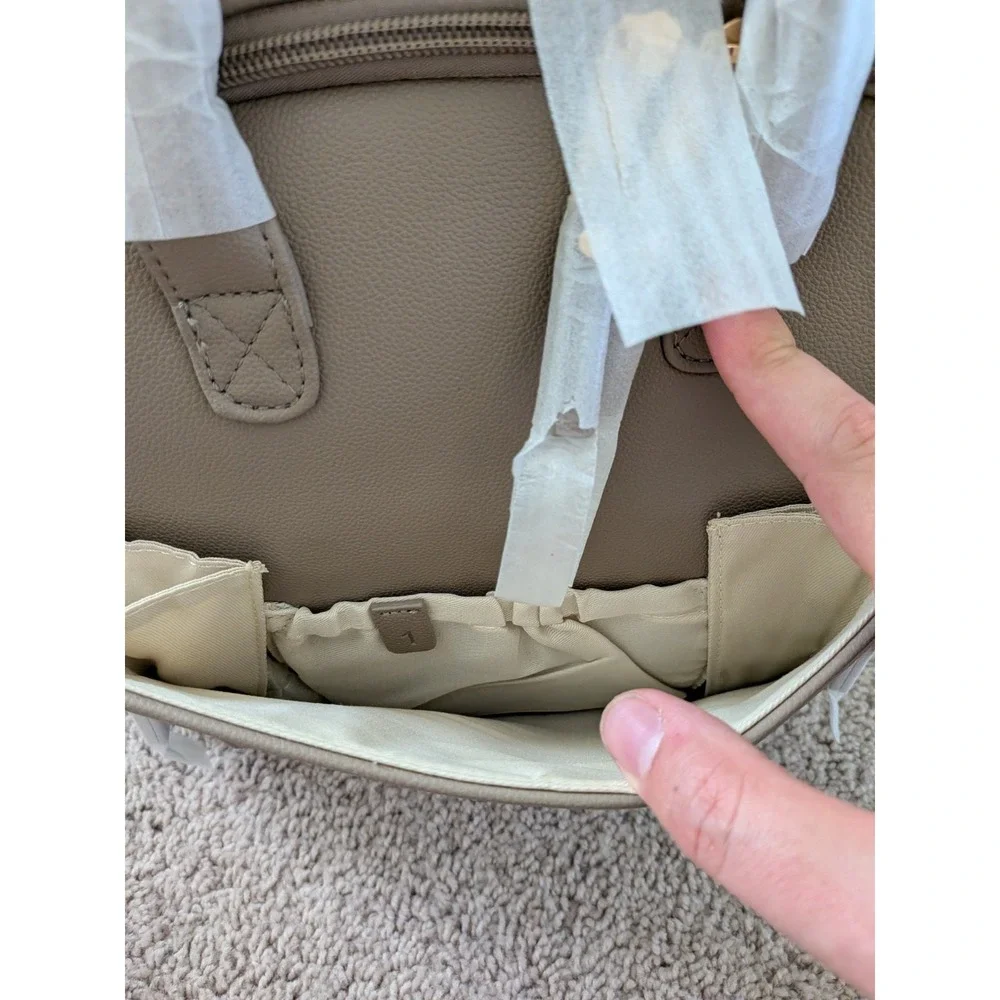 NEW Ayla & Co The Ayla Diaper Bag Pebble Backpack + Accessories Factory Seal